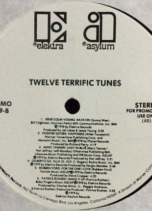 Various : Twelve Terrific Tunes (LP, Album, Promo, Smplr)