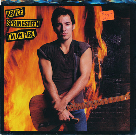 Bruce Springsteen : I'm On Fire (7", Single, Styrene, Pit)