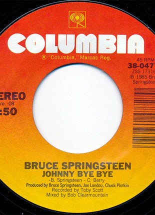 Bruce Springsteen : I'm On Fire (7", Single, Styrene, Pit)