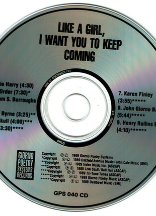Various : Like A Girl, I Want You To Keep Coming (CD, Comp)