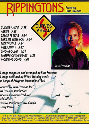 The Rippingtons Featuring Russ Freeman (2) : Curves Ahead (CD, Club)