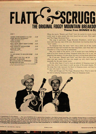 Flatt & Scruggs : Foggy Mountain Breakdown (LP, Album, RE)