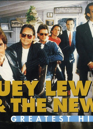 the album cover for Huey Lewis & The News - Greatest Hits