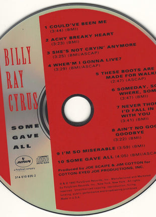 Billy Ray Cyrus : Some Gave All (CD, Album)