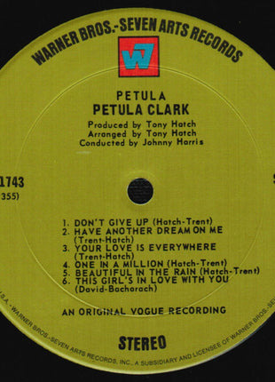 Petula Clark : Petula (LP, Album, Pit)