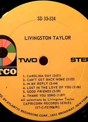 Livingston Taylor : Livingston Taylor (LP, Album, PRC)