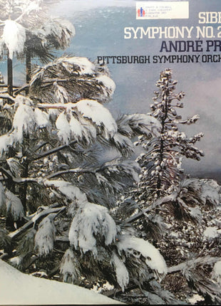 Sibelius*, André Previn, Pittsburgh Symphony Orchestra : Symphony No. 2 in D (LP, Quad)