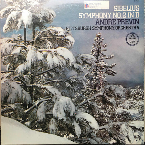Sibelius*, André Previn, Pittsburgh Symphony Orchestra : Symphony No. 2 in D (LP, Quad)