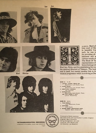 Deep Purple : The Book Of Taliesyn (LP, Album, Unofficial, Sou)