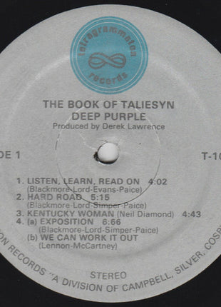 Deep Purple : The Book Of Taliesyn (LP, Album, Unofficial, Sou)