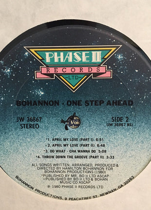 Hamilton Bohannon : One Step Ahead (LP, Album)
