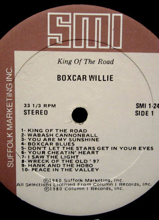 Boxcar Willie : King Of The Road 20 Great Tracks (LP, Comp, Gol)