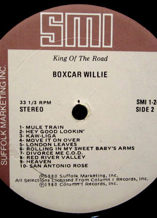 Boxcar Willie : King Of The Road 20 Great Tracks (LP, Comp, Gol)