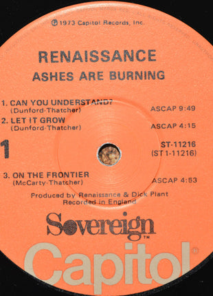 Renaissance (4) : Ashes Are Burning (LP, Album, Win)