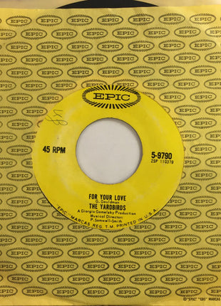 The Yardbirds : For Your Love (7", Single, Styrene)