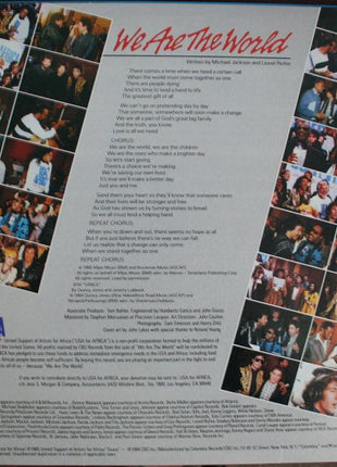 USA For Africa : We Are The World (12", Single, Pit)