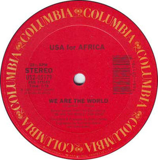 USA For Africa : We Are The World (12", Single, Pit)