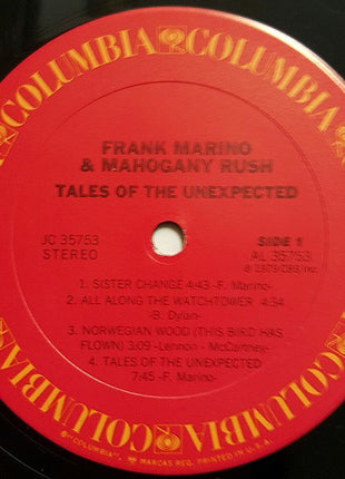 Frank Marino & Mahogany Rush : Tales Of The Unexpected (LP, Album, Pit)