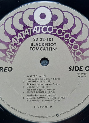 Blackfoot (3) : Tomcattin' (LP, Album, Club)