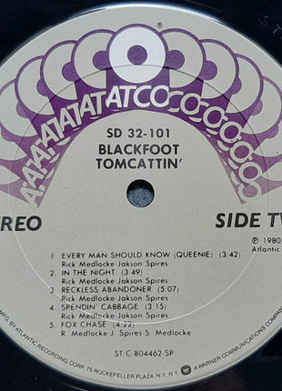 Blackfoot (3) : Tomcattin' (LP, Album, Club)