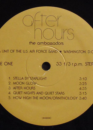 Ambassadors (6) : After Hours (LP)