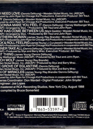 Styx : Best Of Styx (CD, Comp, RE, RM)