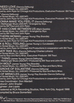 Styx : Best Of Styx (CD, Comp, RE, RM)