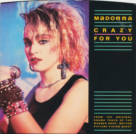 Madonna : Crazy For You (7", Single, Styrene, All)