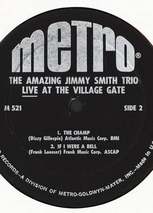 Jimmy Smith Trio : Live At The Village Gate (LP, Album, Mono)