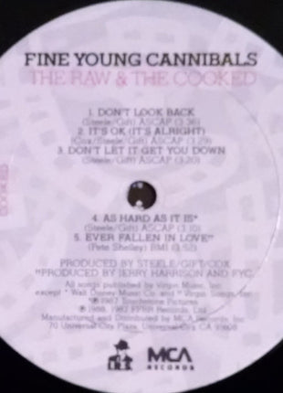 Fine Young Cannibals : The Raw & The Cooked (LP, Album, Club, CRC)