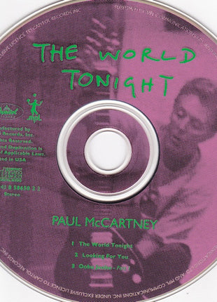 Paul McCartney : The World Tonight (CD, Single)