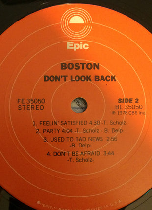 Boston : Don't Look Back (LP, Album, Gat)