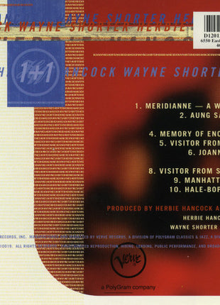 Herbie Hancock, Wayne Shorter : 1+1 (CD, Album, Club)