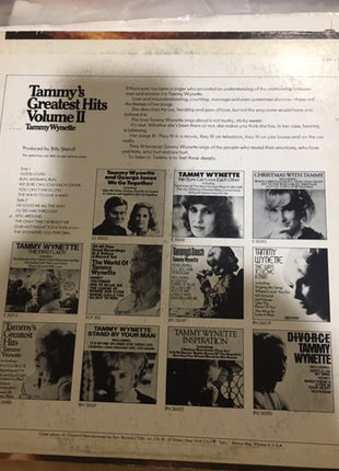 Tammy Wynette : Tammy's Greatest Hits, Volume II (LP, Comp, RE, Ora)