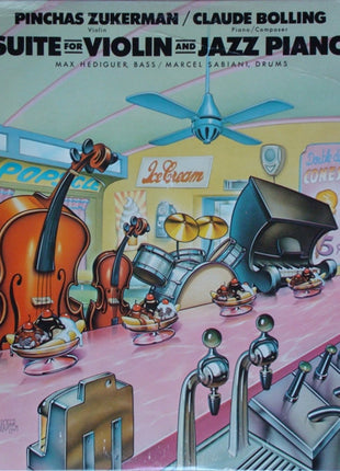 Pinchas Zukerman / Claude Bolling : Suite For Violin And Jazz Piano (LP, Album)