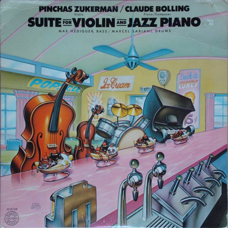 Pinchas Zukerman / Claude Bolling : Suite For Violin And Jazz Piano (LP, Album)