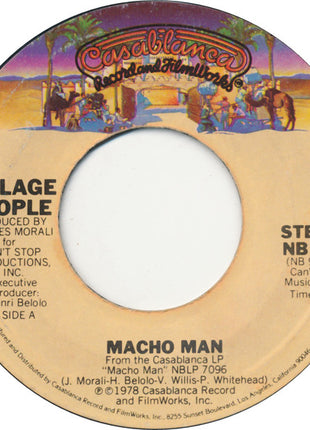 Village People : Macho Man (7", Single, Ter)