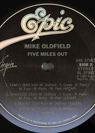 Mike Oldfield : Five Miles Out (LP, Album, Pit)