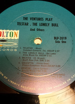 The Ventures : The Ventures Play Telstar, The Lonely Bull (LP, Mono, Hol)