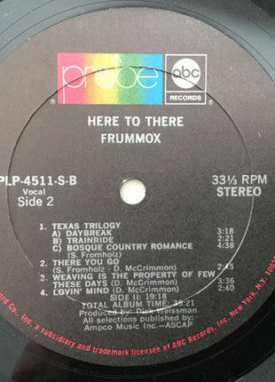 Frummox : Here To There (LP, Album, Gat)