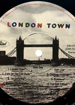 Wings (2) : London Town (LP, Album, Los)