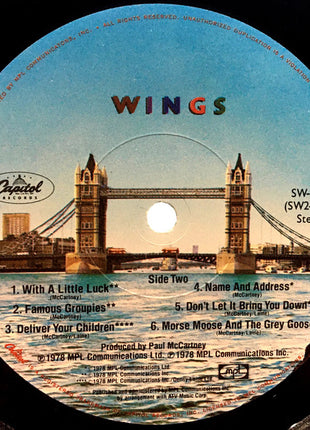 Wings (2) : London Town (LP, Album, Los)