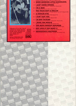 Yardbirds* : Greatest Hits, Volume One (1964-1966) (CD, Comp, Lon)