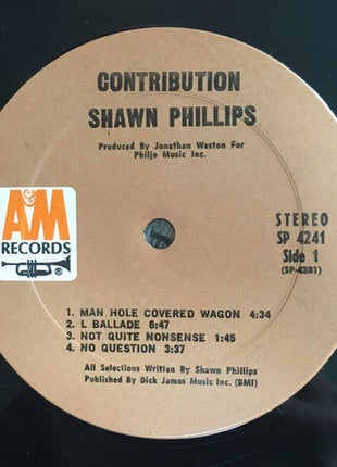 Shawn Phillips (2) : Contribution (LP, Album, Pit)