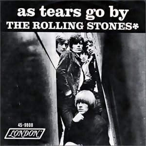 The Rolling Stones : As Tears Go By (7", Single, Styrene, Bes)