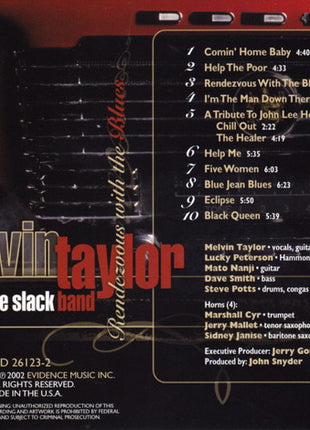 Melvin Taylor & The Slack Band : Rendezvous With The Blues (HDCD, Album)