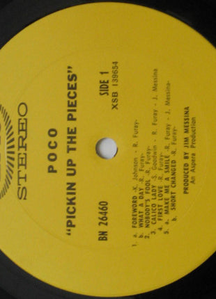 Poco (3) : Pickin' Up The Pieces (LP, Album, Pit)