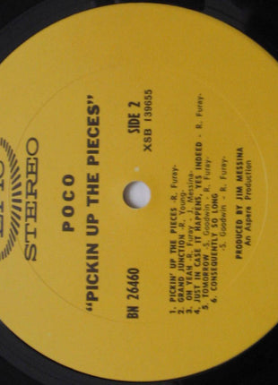 Poco (3) : Pickin' Up The Pieces (LP, Album, Pit)