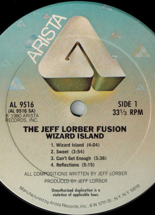 The Jeff Lorber Fusion : Wizard Island (LP, Album)