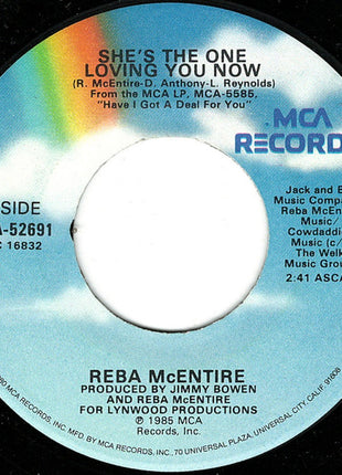 Reba McEntire : Only In My Mind (7", Single, Glo)